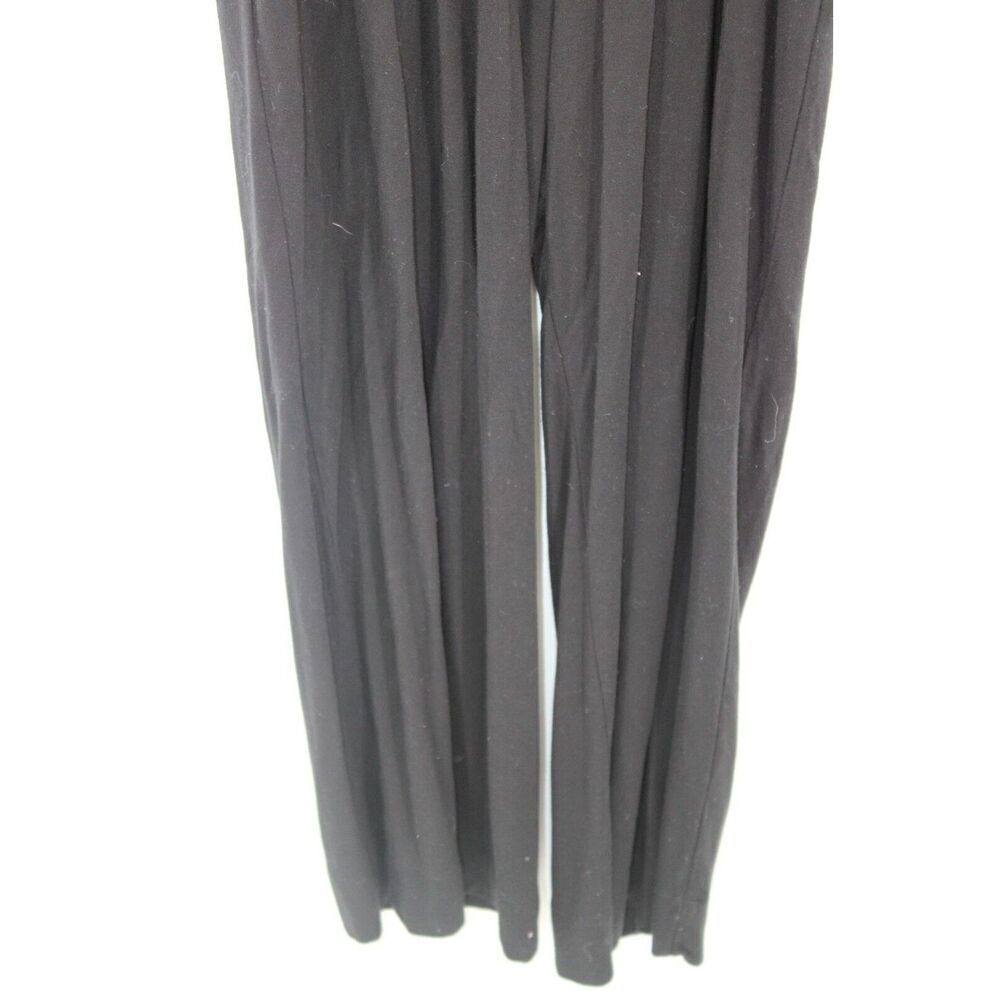 CAbi 5577 Downtown Sleeveless Wide Leg Jersey Jumpsuit Black Women's Size S EUC - Picture 5 of 12